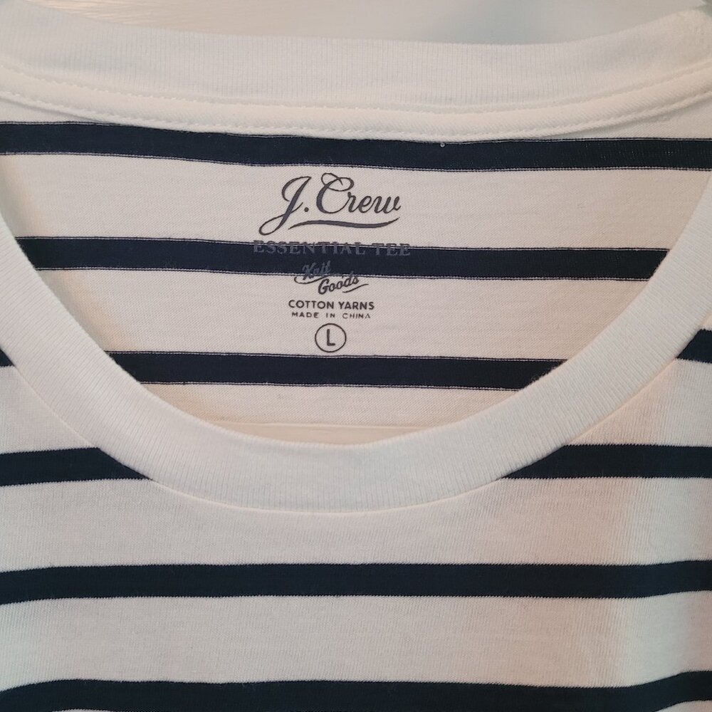 J.Crew Striped Essential Tee
